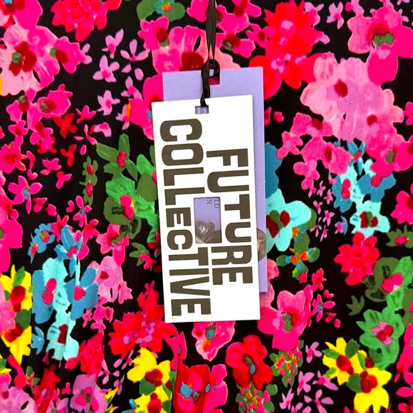 Floral 51 inches Future Collection Bodycon Dress - Picture 5 of 7